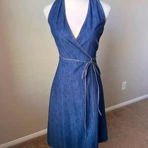 French connection denim wrap.